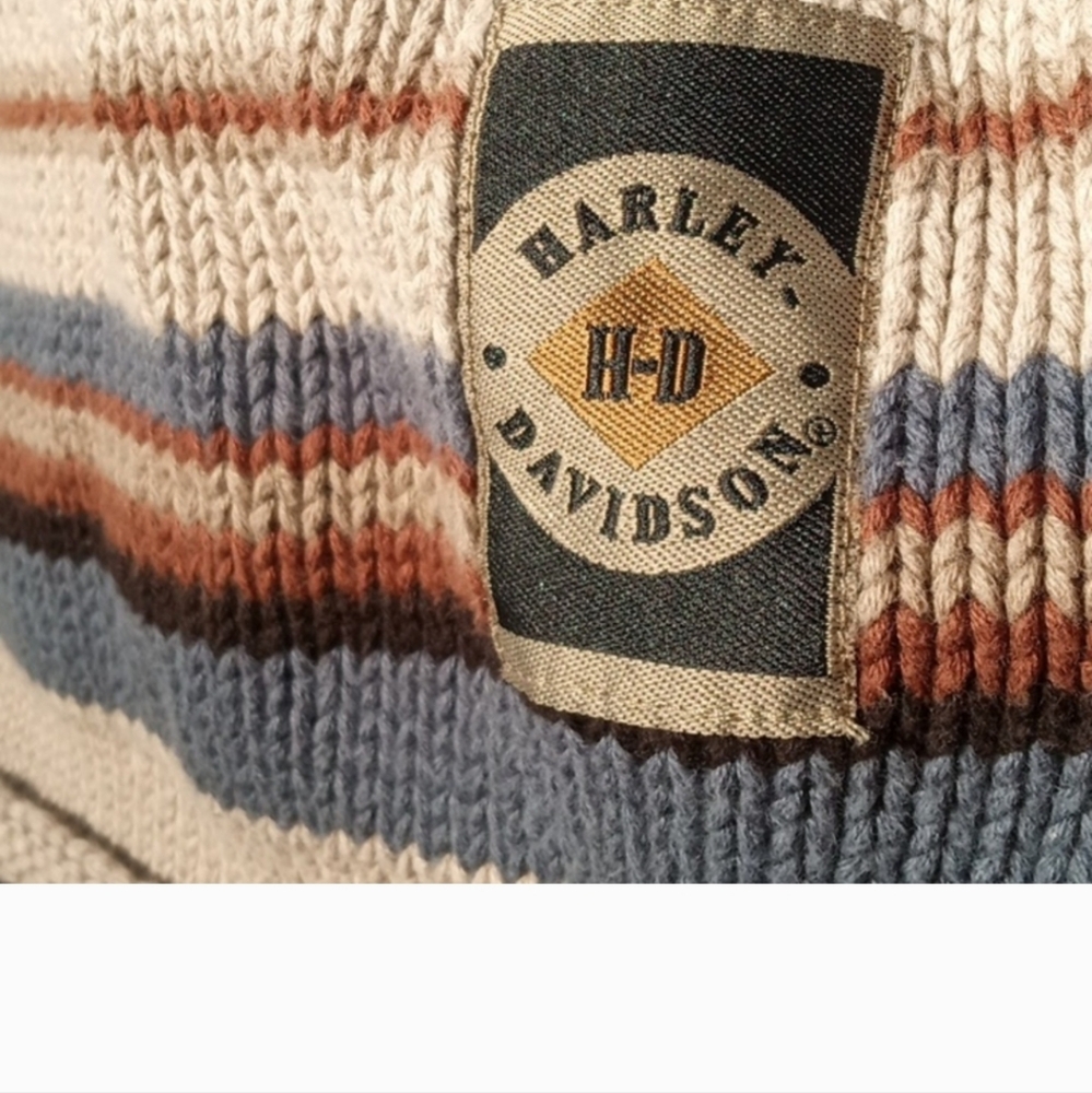 Harley Davidson roll neck sweater med